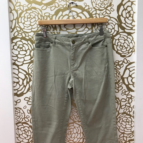 ✨ Michael Kors Light Green Skinny Stretch Jeans - Picture 3 of 8